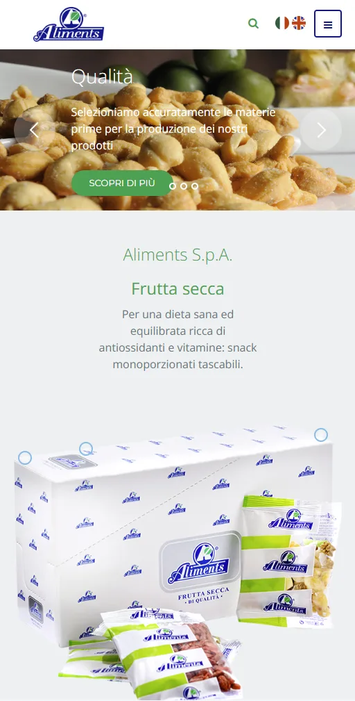 Screenshot di Aliments Frutta Secca