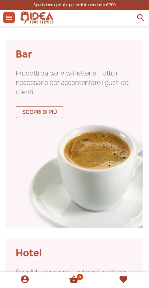 Screenshot di Idea Food Service